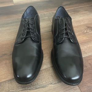 Cole Haan Black Harrison Grand Shortwing Dress Shoes